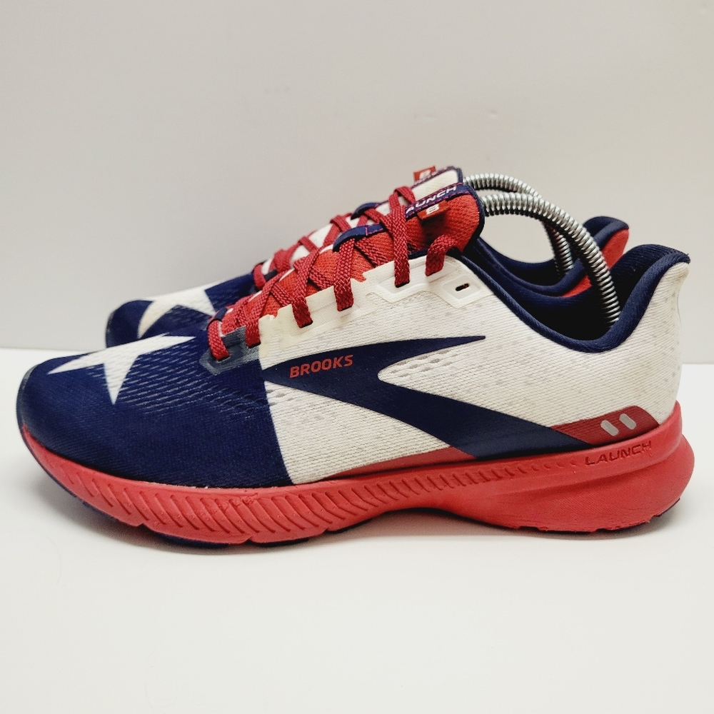 Brooks Launch 8 Shoes Women’s Texas Star Flag USA Running 1203451B621 Size 10 - Picture 5 of 12